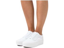 Sapatos de Mulher VANS OFF THE WALL Vans Pele Branco (39)