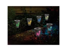 Farol de borboleta LED solar DICOAL