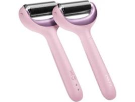 Roller Facial e Corporal GESKE com Microagulhas 9 em 1 Rosa