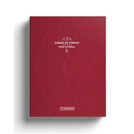 MAKENOTES Diário de Vinhos, A5, 80 Folhas, Capa Cartolina Couché Bordeaux