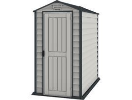 DURAMAX CASETA DURAMAX PVC 180,5 X 102,7 X 191,3 CM. INCLUYE SUELO COLOR ANTRACITA. COLOR ADOBE Y ANTRACITA