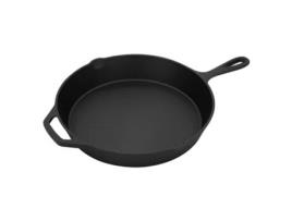 Panela de Ferro Fundido com Pega Dupla e Bico para Campismo e Utilização no Exterior Ø31 Cm Preto BBQ#BOSS