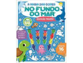 Livro A Magia das Cores - No Fundo do Mar de Pamela Barbieri ( Português )