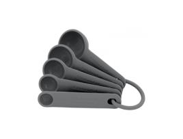 Set de Colheres de Medição KITCHENAID 5Pc Charcoal Grey Cores Cinzento
