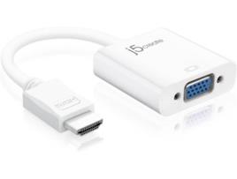 Cabo HDMI J5 CREATE (VGA - 10 cm - Branco)