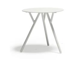 Mesa Lateral Hadar Ø50 X 50 Cm Branco