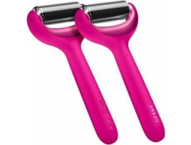 Roller Facial e Corporal GESKE com Microagulhas 9 em 1 Magenta