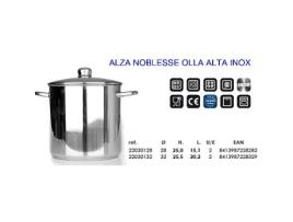 Alza noblesse olla alta inox 32 altura 25.5 cm lit.20.2 22030132