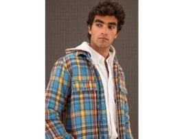 Camisa de Homem THROTTLEMAN Capuz Forro Multicor (L)