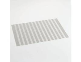 Cdaffaires Individual de Mesa 30 X 45 Cm em Pvc com Aberturas para Jardim Cinza DECORLINE