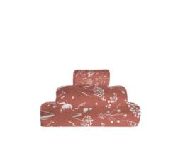 Conjunto de 3 Toalhas ETHERE MAISON Blancheto Coral (30x50 cm + 50x100 cm + 100x150 cm)