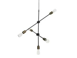 Candeeiro de Teto HOUSE DOCTOR de aranha com 5 folhas moleculares