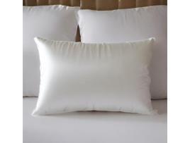 Fronha de Pura Seda de Amoreira 22 Momme INPHYSIO Tamanho 50X70 Cm Seda Branca