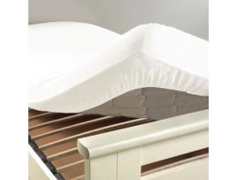 Lençol de Algodão Intimity 90X190Cm Branco DOUCEUR D'INTERIEUR