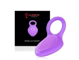 Anel Vibratório Estimulador de Clitóris Clitoriano Precioso Roxo Brinquedo Sexual Orgasmos Intensos Múltiplos e Discretos HUGBOX
