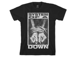 T-Shirt ROCK OFF System Of A Down - Ensnared Preto (Tamanho: XL)
