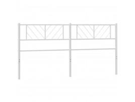 Cabeceira de cama VIDA XL metal branco