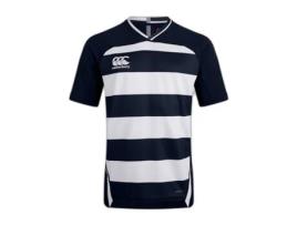 Camisola de Homem para Rugby CANTERBURY Riscas Vapodri Evader Azul (4XL)