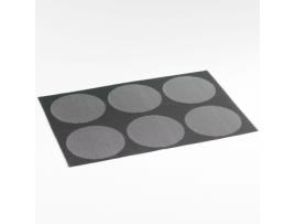 Divertido Individual de Mesa em Pvc Bicolor 30 X 45 Cm Preto-Branco DECORLINE