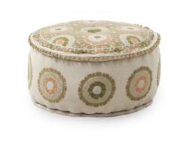 Puff Algodão/Poliéster 55 Diam X 34 Cm