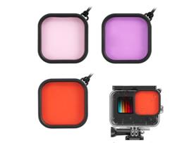 Filtros de Mergulho MOJOGEAR para Gopro Hero 10/09/11/12
