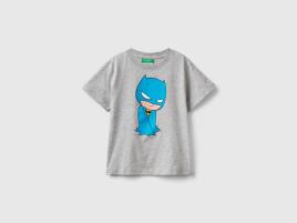 Benetton, T-shirt ©&™ Dc Comics Batman Cinzento Mélange, size 2-3, Cinzento, Crianças