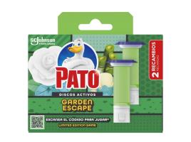 Bloco Sanitário Discos Pato Recarga Garden Escape 2x36ml