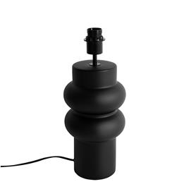 Candeeiro de mesa design cerâmica preta 17 cm sem abajur - Alisia