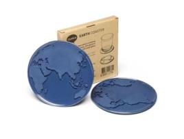 QUALY Terra Coaster Set 2 Peças Azul Escuro