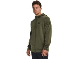 Hoodie de Homem UNDER ARMOUR Full Zip Verde (shoes//eu/S)