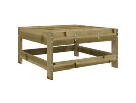 Apoio de Pés para Jardim Vida Xl Madeira de Pinho Impregnada VIDAXL