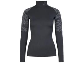 Camisola de Mulher JOHAUG Fecho Elevate Lã Preto (M)