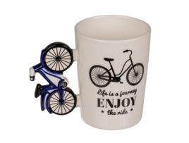 OUT OF THE BLUE Coffee Caneca Bicycle Aproveite O Passeio