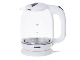 Chaleira de Vidro MESKO Ms1302W 1 7L Branco