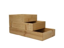 COPCO Bamboo Home Organizadores Conjunto 3 Peças