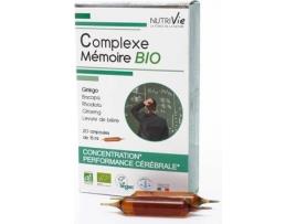 Suplemento Alimentar NUTRIVIE Ampolas - Complex Memória Bio (20 unidades de 15ml)