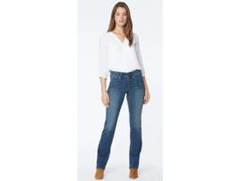 Marilyn Straight Jeans Mediumblauw Sure Stretch Denim Tall Balance NYDJ 36