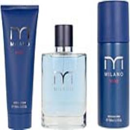 Conjunto de Perfume Homem Milano Sport (3 pcs)