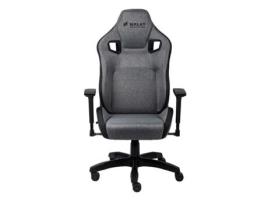 Cadeira Gaming NPLAY 6.2 CANVAS EDITION (Outlet Grade A - Até 130 kg - Elevador a Gás Classe 4 - Cinza e Preto)