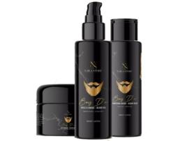 Kit Barba Madeira Dourada NAILA STORE