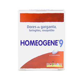 Homeogene 9 Comprimidos Dor de Garganta 60 comprimidos