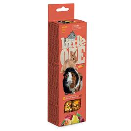 Mealberry Littleone Sticks Fruits Guinea Pig Rabbit Chinchilla 120g Snack For Rodents 8 Units