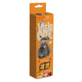 Mealberry Littleone Sticks Fruit Dried Fruits Hamster Mouse Gerbils 120g Snack For Rodents 8 Units