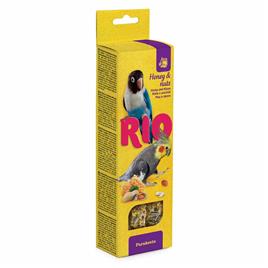 Mealberry Rio Sticks Honey & Nuts Pericos 2x75g Bird Snacks 8 Units