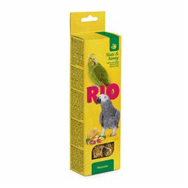 Mealberry Rio Sticks Honey & Nuts Parrots 2x90g Bird Snacks 8 Units