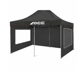 Carpa OCC Motorsport Racing Preto Poliéster 420D Oxford 3 x 2 m Janela