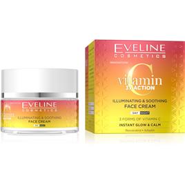Creme Rosto Iluminação Vitamin C 3xAction Eveline 50 ml