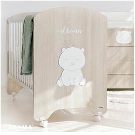 Cama Trama Série Dream Bear Roble Verso/Branco Mate