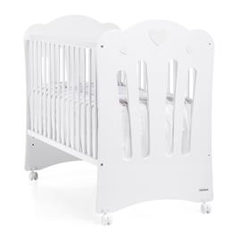 Cama Trama Série Corazones Branco Mate