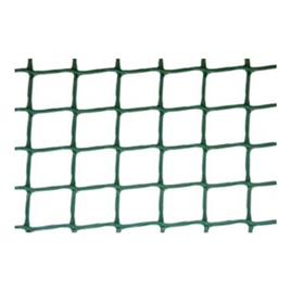 MALHA PLAST QUADRADA 10X10MM VERDE 1X5M